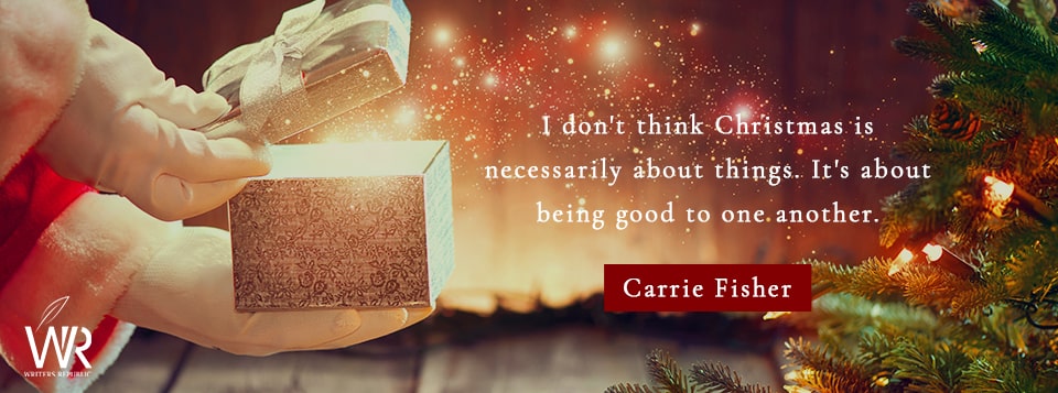 carrie fisher christmas quote