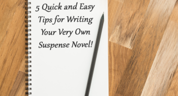 tips for writing suspense novel
