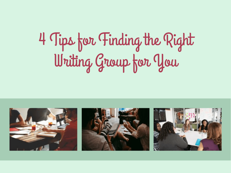 tips for finding the right writing group