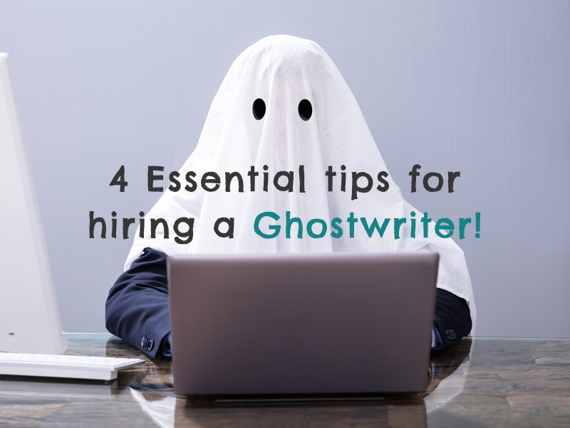 tips for writing a ghostwriter - featured image